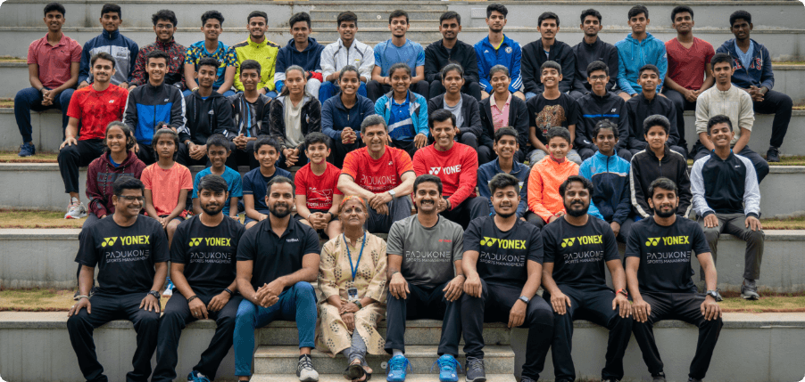 Prakash Padukone Badminton academy team
