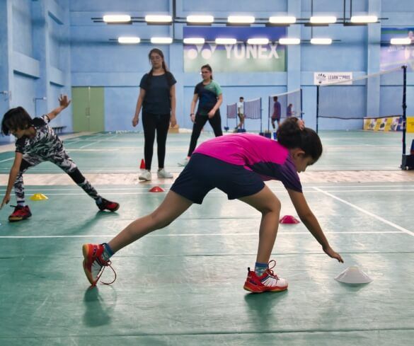 Badminton training for kids